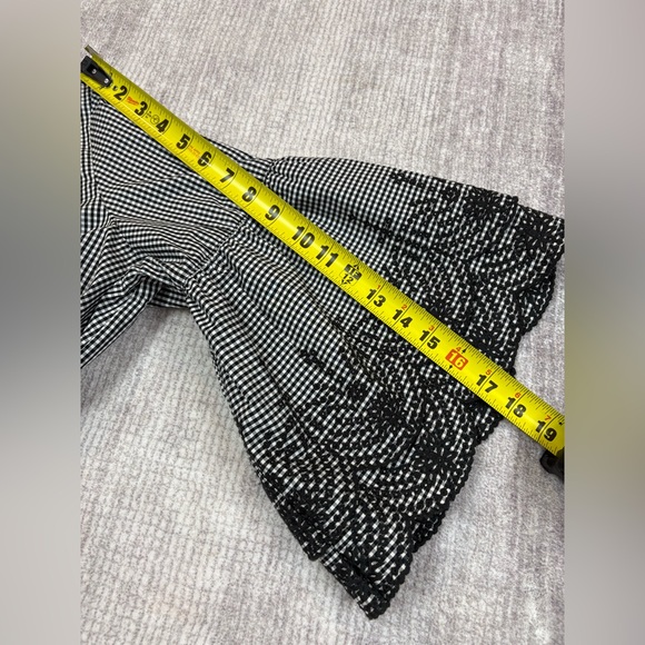 LRL Lauren Womens Gingham Plaid Top Size 2X Black Country Picnic Office Everyday - Picture 7 of 10